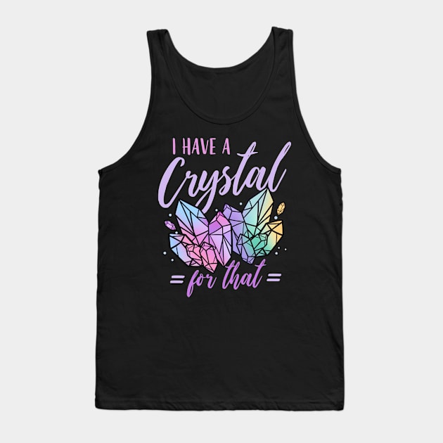 Crystals Gemstone Chakra Healer Tank Top by KAWAIITEE